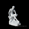 Natural Carved Marble Stone Muscle Man Statue
